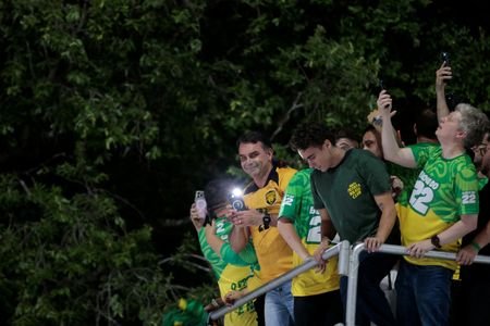 Presidential candidate Bolsonaro holds a rally in Manaus