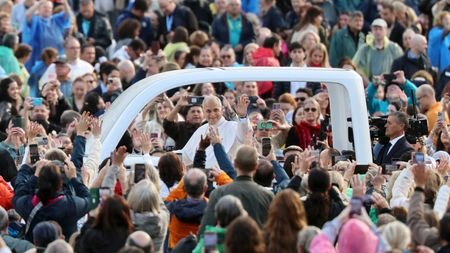 Pope Leo holds his first weekly general audience since cancer