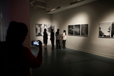 Exhibition of photographs taken by Raihan Vadra, nephew of Indian