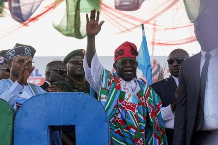 Tinubu campaigns in Kaduna ahead of Nigerian election