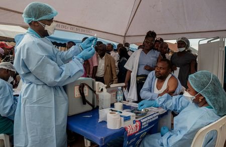 FILE PHOTO: Health workers and humanitarian responders on the front