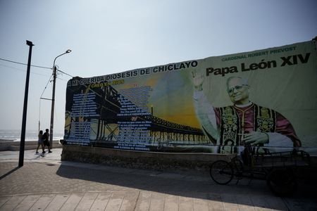 FILE PHOTO: Pope Leo to return to his adopted home