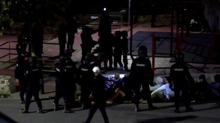Spanish police clear migrant encampments in Ceuta