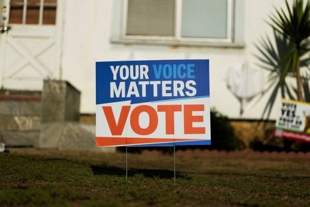 FILE PHOTO: Election signs in California