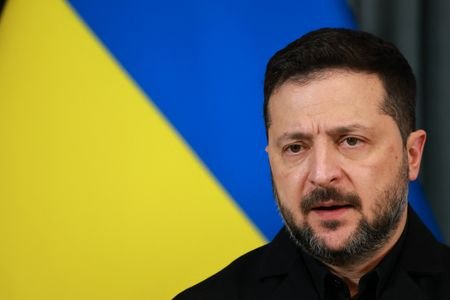 Ukrainian President Zelenskiy and Dutch PM Jetten hold press conference