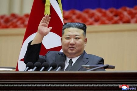 FILE PHOTO: North Korean leader Kim Jong Un in Pyongyang