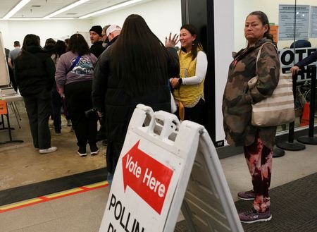 Vote for the congressional midterm election, in Anchorage