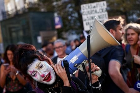 Portuguese housing activists take part in a protest in Lisbon